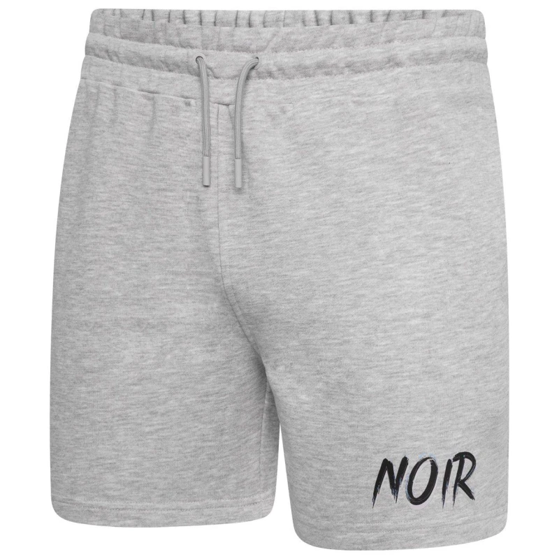 Image of Societe Noir Scribble Fleece Jogger Shorts Grey male Small