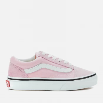 Image of Vans Kids Old Skool Trainers - Lilac Snow/True White - UK 1 Kids