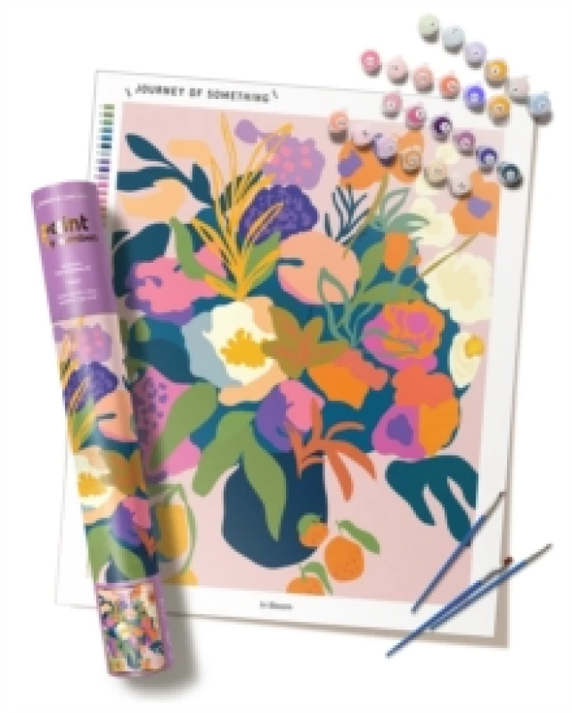 Image of Paint by Numbers: In Bloom Paints, crayons, pencils