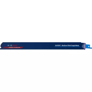 Image of Bosch Expert S1255HHM Medium-Thick Tough Metal Cutting Reciprocating Saw Blades 300mm Pack of 1