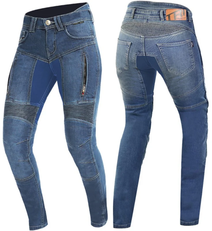 Image of Trilobite 2461 Parado Monolayer Slim Fit Ladies Jeans Long Blue Size 30