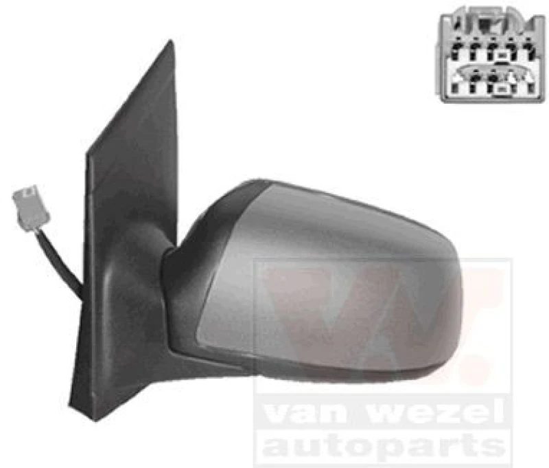 Image of VAN WEZEL Wing mirror VAN WEZEL 1863817