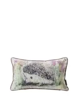 image of Kilburn & Scott Hedgehog Watercolour Cushion