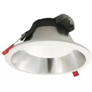 Image of Cristal Record Lighting - Cristal Sol LED Recessed Downlight 30W IP44 UGR19 3000K 2700Lm White Inox