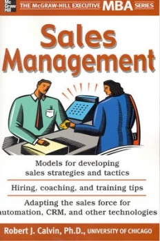 Image of Sales Management by Robert Calvin Book