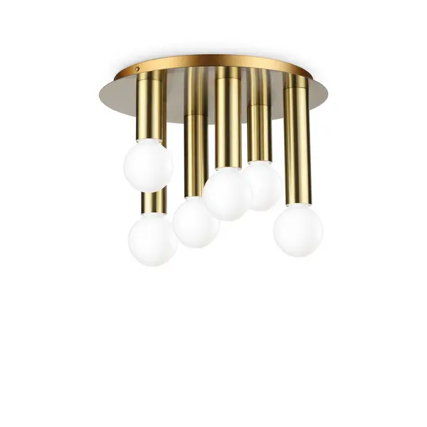 Image of Petit 6 Light Surface Mounted Downlight Brass
