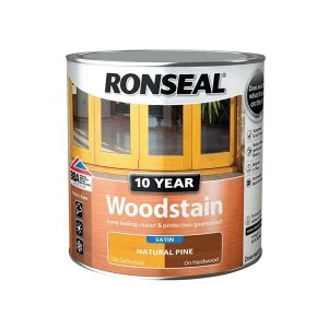 Image of Ronseal 10 Year Woodstain Teak 750ml