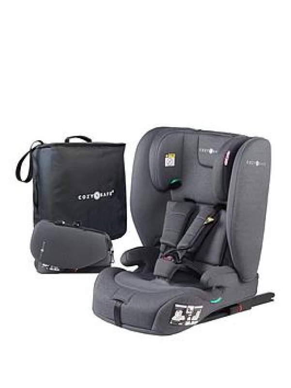 Image of Cozy N Safe Cygnus 76-150cm Child Car Seat - Graphite, Grey EST578-1
