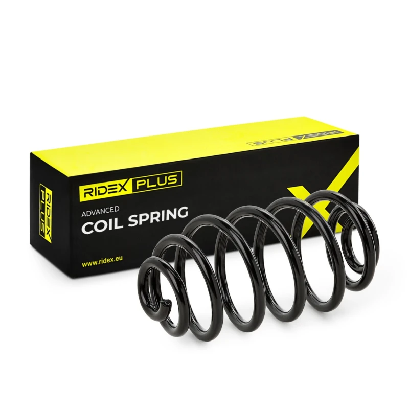 Image of RIDEX PLUS 188C0159P Coil spring Rear Axle, for vehicles with standard suspension Coil Spring (188)