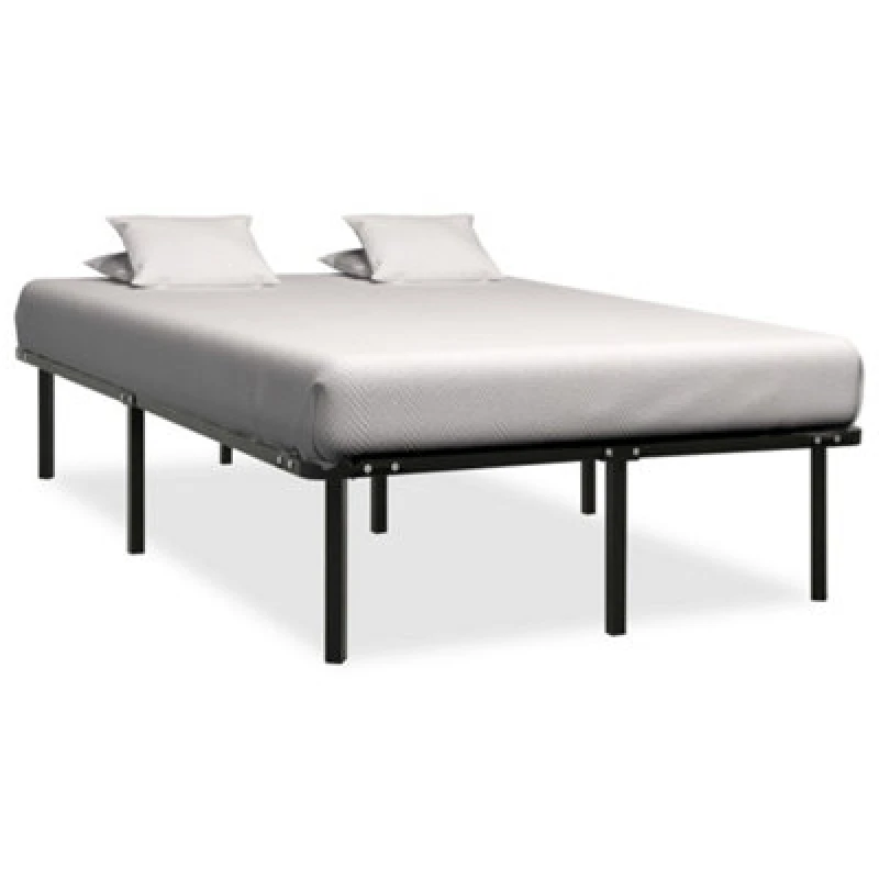 Image of VIDAXL Bed Frame without Mattress Black Metal 180x200cm Super King Vidaxl 8719883989570