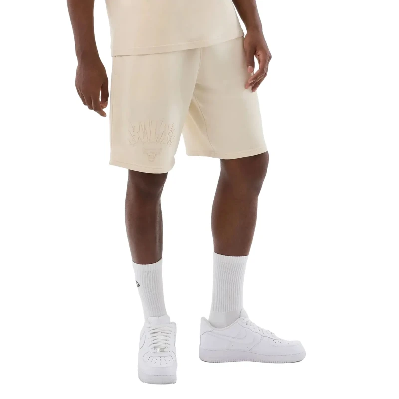 Image of new era Chicago Bulls Shorts New Era NBA Core Plus Beige Male L