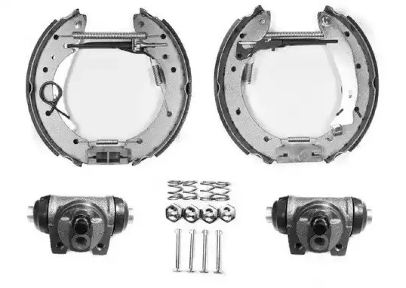 Image of JURID 381375J Brake Set, drum brakes with wheel brake cylinder Brake Set,drum brakes (3859)