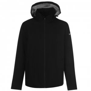 Image of DKNY Standard Fold Into Collar Hood Jacket - Black