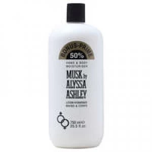 Image of Alyssa Ashley Musk Hand & Body Moisturiser 750ml