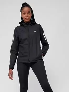 Image of adidas Own The Running Womens Jacket - Black Size M Women