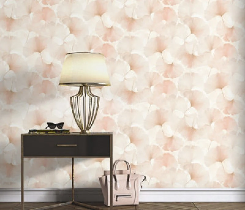 Image of Erismann Wallpaper Ginko Dream Pink
