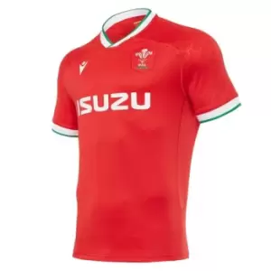 Macron Wales Home Rugby Shirt 2020 2021 - Red