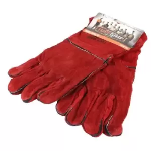 Image of WELDFAST Welders Gauntlets - Leather Lined - Red WLD00180