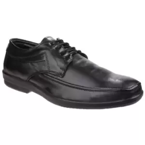 image of Fleet & Foster Dave Apron Toe Oxford Formal Shoe Male Black UK Size 6