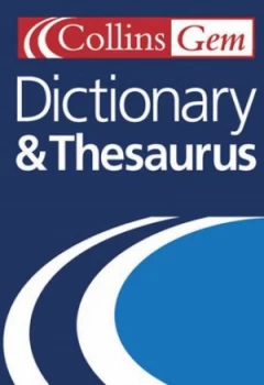 Image of Collins Gem Dictionary and Thesaurus by Paige Weber and Jennifer Baird Book