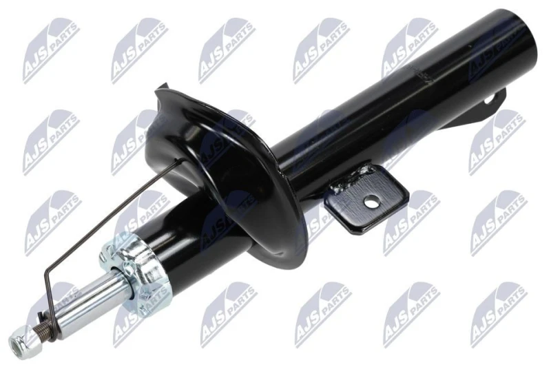 Image of NTY A-FR-021 Shock absorber Front Axle Right, Gas Pressure, Twin-Tube, Suspension Strut, Bottom Clamp Shock Absorber (854)