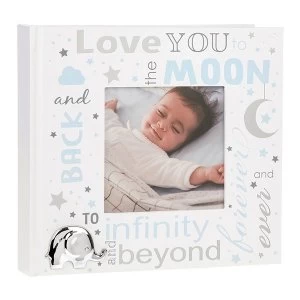 Image of Love You To The Moon Baby Boy Album 4x6