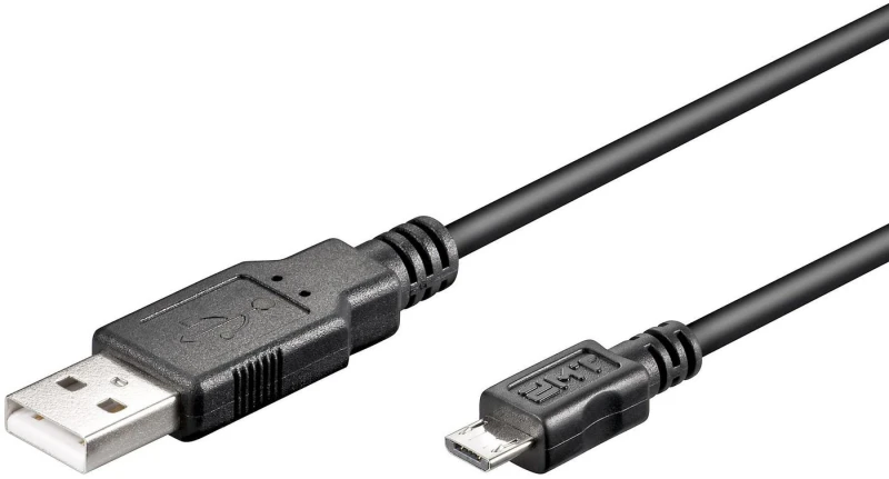 Image of Microconnect USBABMICRO0.60 USB cable USB 2.0 0.6 m USB A Micro-USB B
