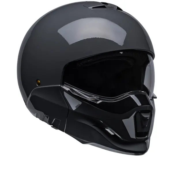 Image of Bell Broozer Duplet Solid Gloss Nardo Gray Modular Helmet Size S