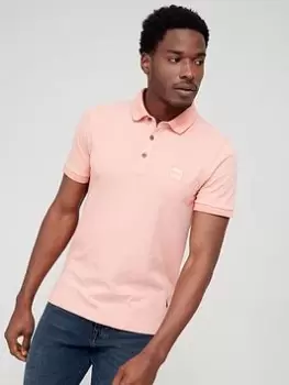 Image of BOSS Passenger Polo Shirt - Pastel Red, Pastel Red Size XL Men
