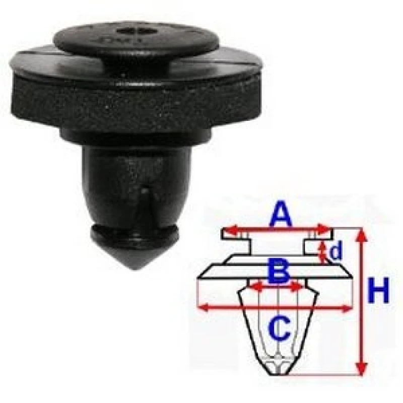 Image of ROMIX Trim clip ROMIX C60406