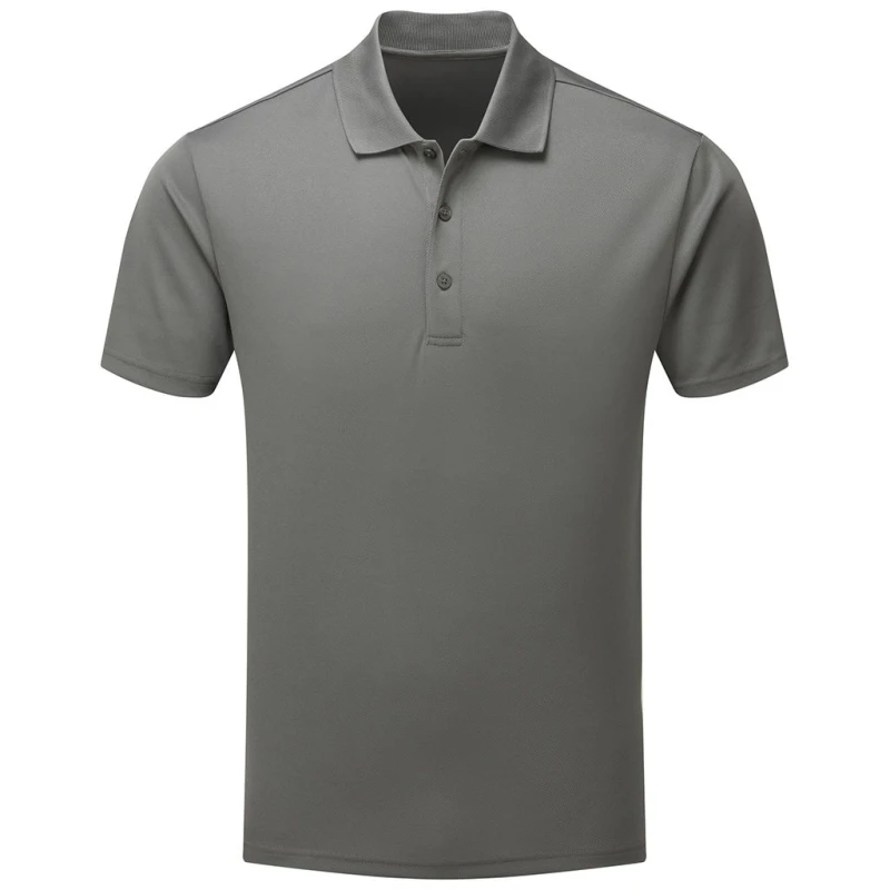 Image of Premier Premier Men Polo Shirt in Dark Grey Size: Small Dark Grey S Male 5059958733565