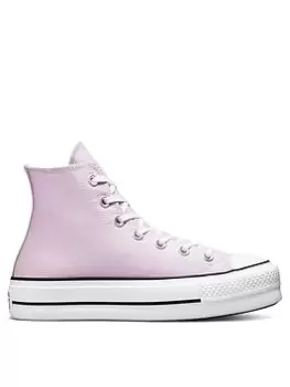 image of Converse Chuck Taylor All Star Lift Canvas Hi - Amethyst, Amethyst, Size 3, Women