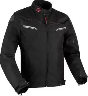 Image of Bering Aspen Motorcycle Textile Jacket, black, Size 2XL, black, Size 2XL