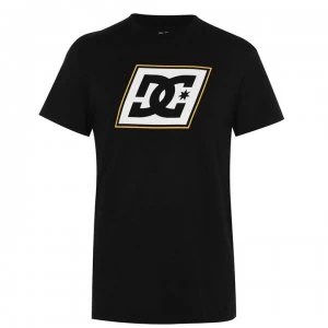 Image of DC Slant Logo T Shirt - Black
