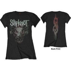 Image of Slipknot - Infected Goat Womens Large T-Shirt - Black
