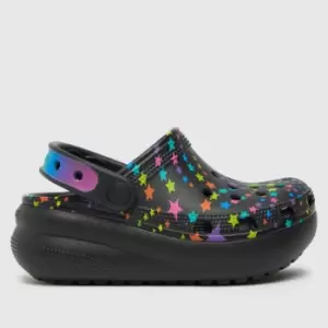 Image of Crocs Black Classic Cutie Disco Girls Junior Sandals