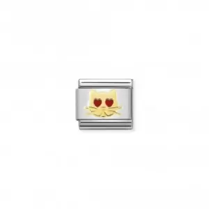 Image of Nomination Composable Classic Gold CatEyes Link 030272/43