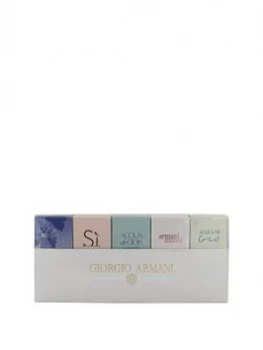 Image of Giorgio Armani Gift Set 3ml Armani Code Eau de Parfum + 7ml Si Eau de Parfum + 5ml Acqua di Gioia Eau de Parfum + 4ml Mania Eau de Parfum + 5ml Acqua