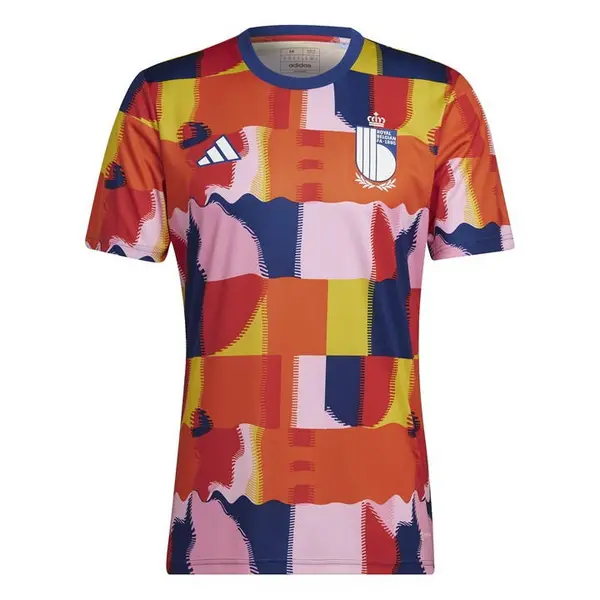Image of adidas Belgium Pre Match Jersey Adults - Multi S