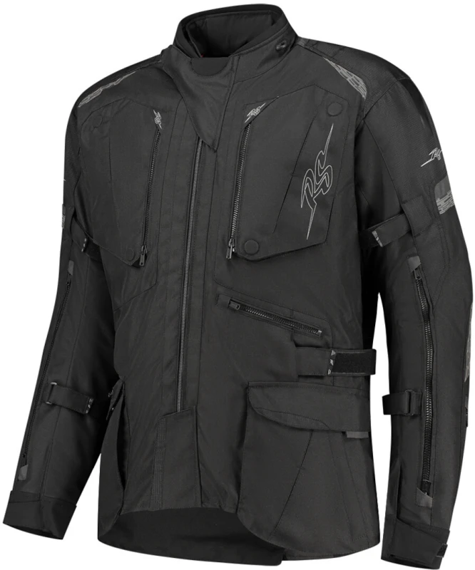 Image of Rusty Stitches Cliff Waterproof Motorcycle Textile Jacket, black, Size L for Men