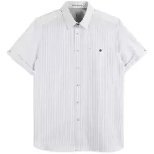 Image of Ted Baker Tanas Ss Stripe Shirt - Purple