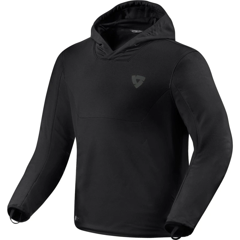 Image of Rev It Andon Motorcycle Hoodie S Black Black