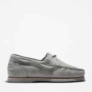 Image of Timberland Classic 2-eye Boat Shoe For Her In Grey Medium Grey, Size 3.5