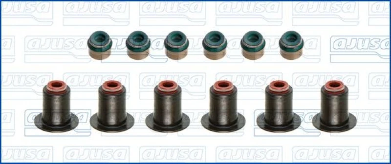 Image of AJUSA Valve stem seal set AJUSA 57077400