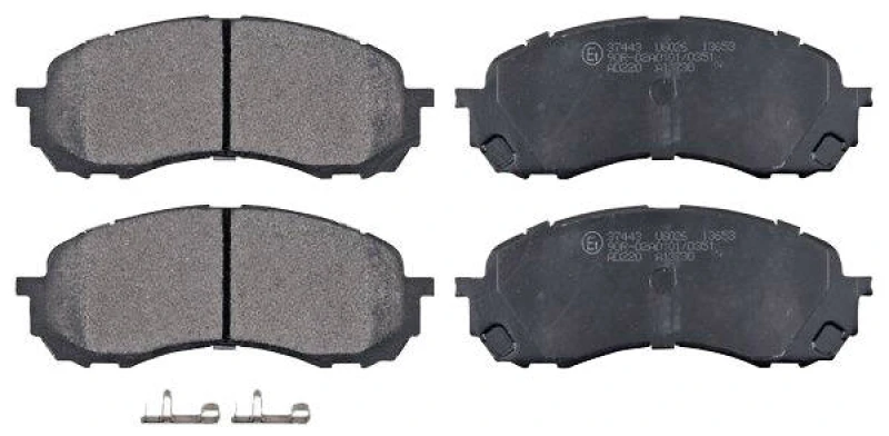Image of A.B.S. 37443 Brake pad set with acoustic wear warning Brake Pad Set,disc brake (402)