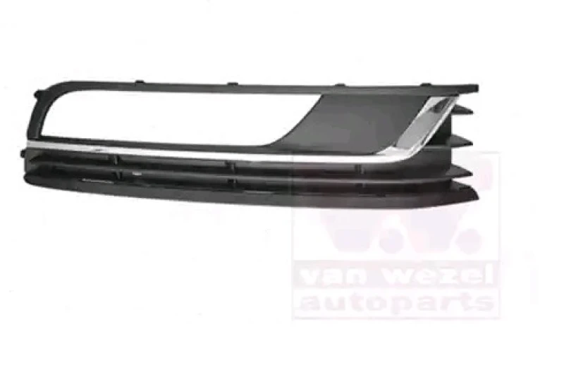 Image of VAN WEZEL 5740592 Bumper Grill Fitting Position: Right Front, with hole(s) for fog lights Ventilation Grille,bumper (244)