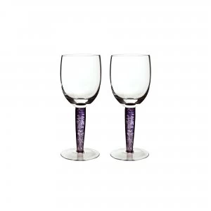 image of Denby Amethyst Red Wine Glass Pack Of 2