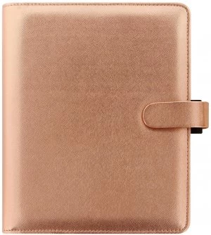 image of Filofax A5 Organiser, Saffiano Rose Gold