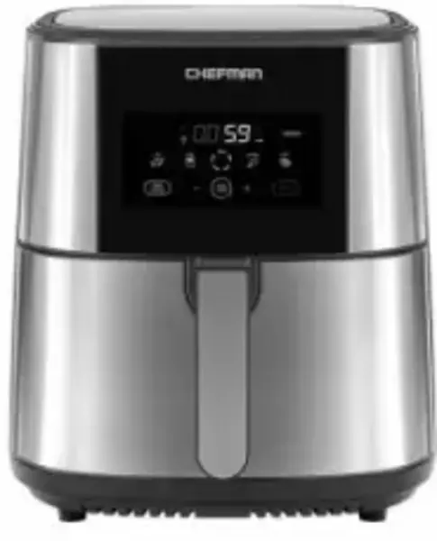 image of Chefman RJ38SQSS8TUK Turbofry Touch 7.5L Air Fryer