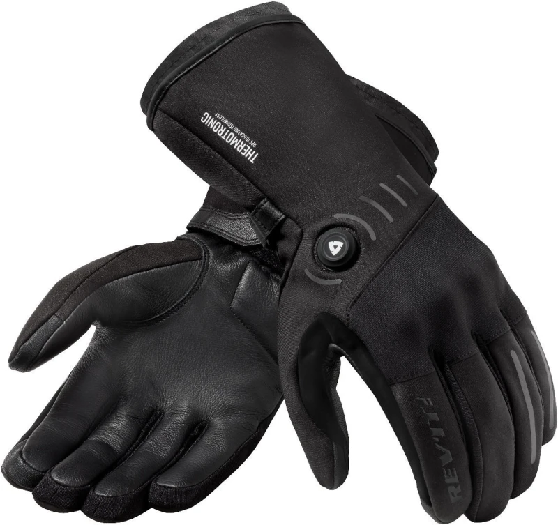 Image of REV'IT! Freedom H2O Heated Gloves Black Size XL
